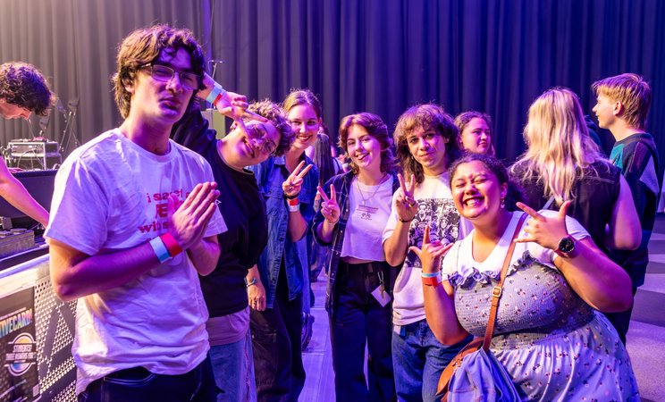 Concert on Wellington campus for Orientation students.