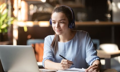 Girl on laptop