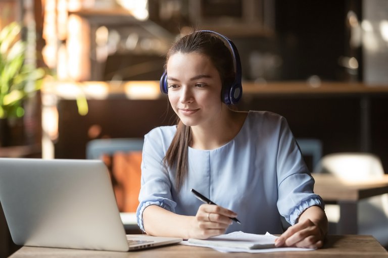 Girl on laptop